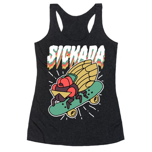 SICKada Cicada Racerback Tank Top