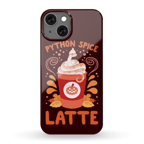 Python Spice Latte Phone Case