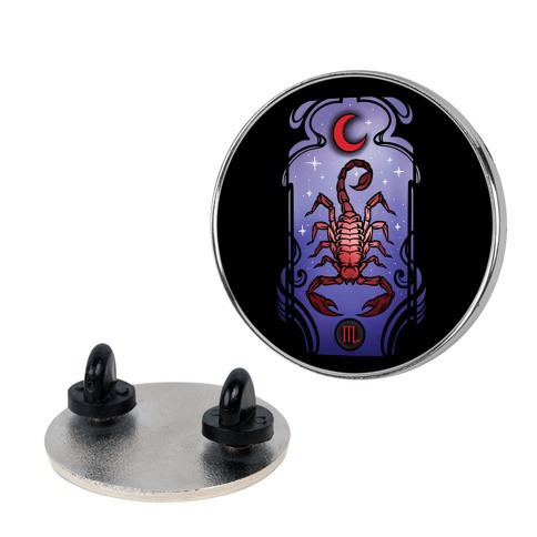 Scorpio Art Nouveau Pins