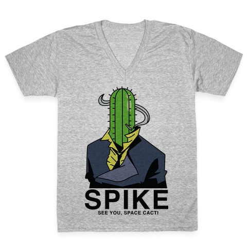 Spike Cactus Cowboy Bebop V-Neck Tee Shirt