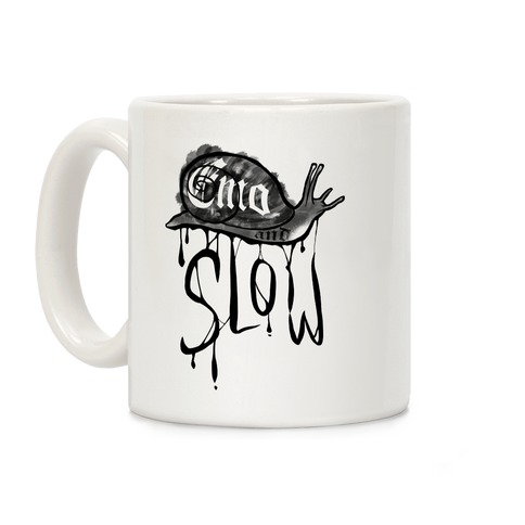 Emo and Slow (black) Coffee Mug