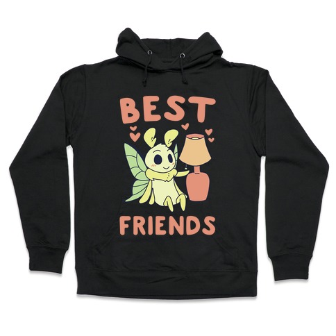 Best Friends - Moth and Lamp Hooded Sweatshirt