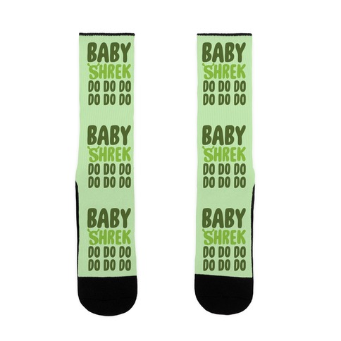 Baby Shrek Do Do Do Baby Shark Parody Sock