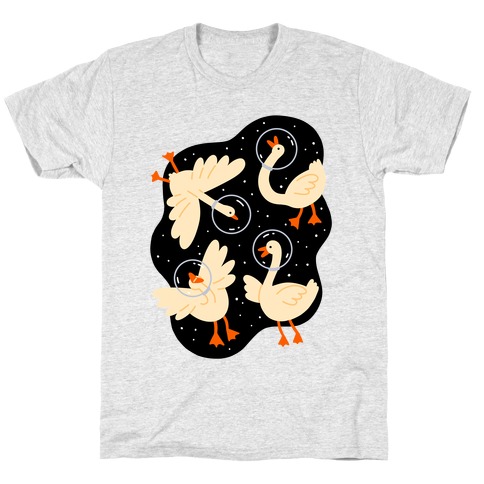 Geese In Space T-Shirt