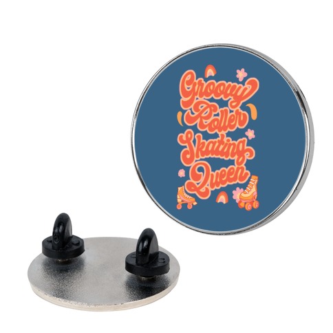 Groovy Roller Skating Queen Pin