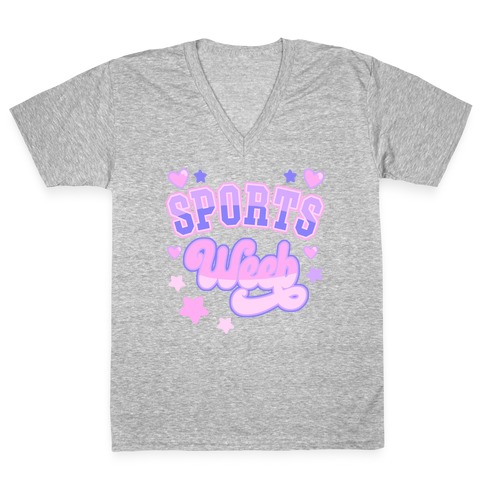 Sports Weeb V-Neck Tee Shirt
