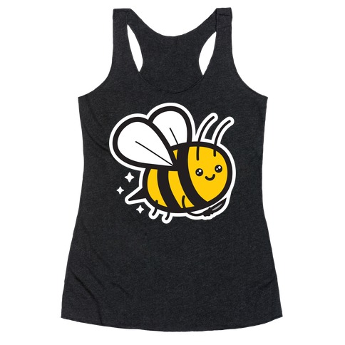 Bee With Knife Racerback Tank Top