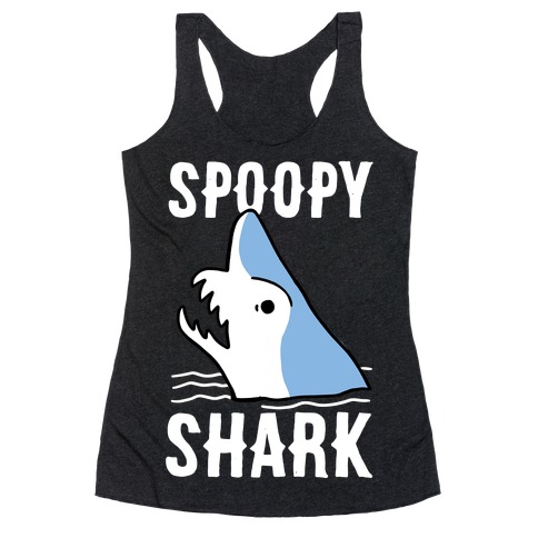 Spoopy Shark - Goblin Shark Racerback Tank Top