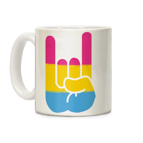 Rock On Pan Pride Coffee Mug