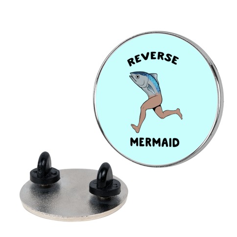 Reverse Mermaid Pin