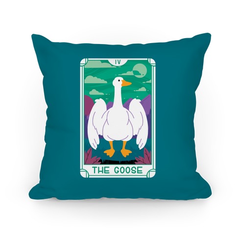 The Goose Tarot Pillow