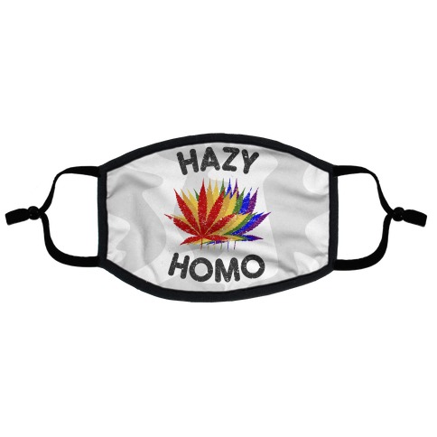 Hazy Homo Flat Face Mask