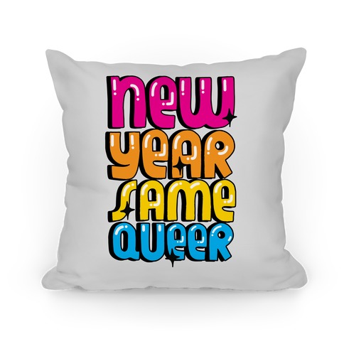 New Year Same Queer Pillow