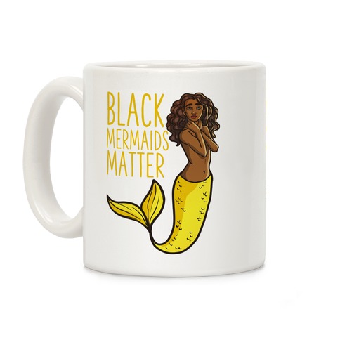 Black Mermaids Matter Coffee Mug