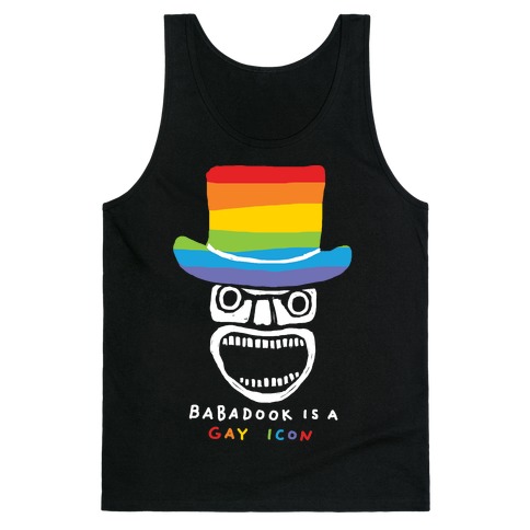babadook gay pride pin