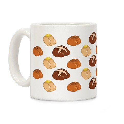 Butt Buns Pattern Coffee Mug