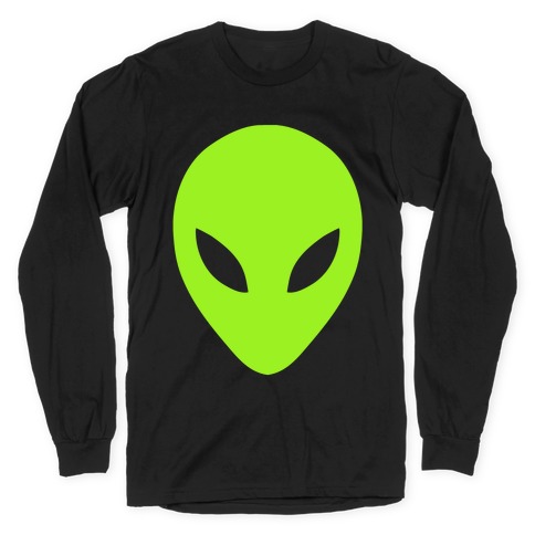Alien Head Long Sleeve T-Shirt