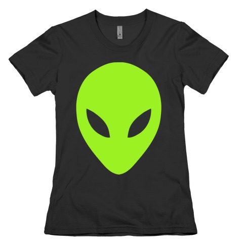 Alien Head Womens T-Shirt