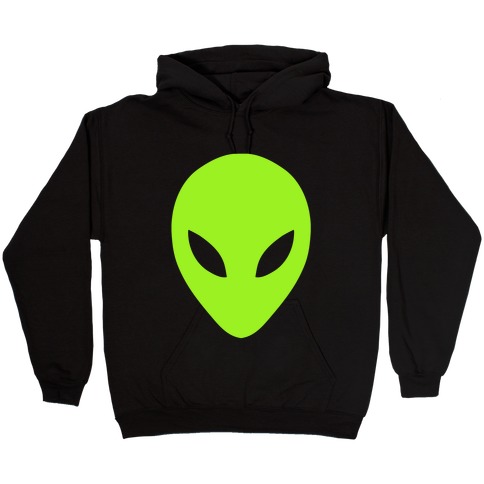 Alien Head Hooded Sweatshirt