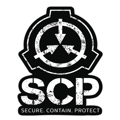 SCP Secure. Contain. Protect Die Cut Sticker