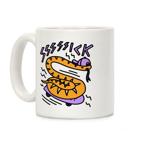 Sssssick Skating Snake Coffee Mug