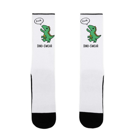 Dino-swear Sock
