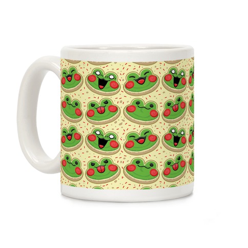 Sugar Cookie Frogs Pattern Coffee Mug