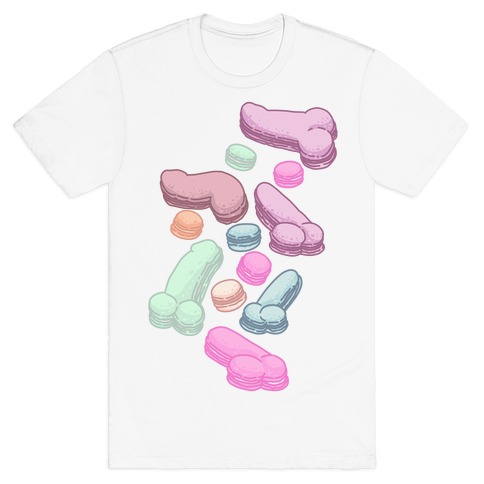 Macaron Peens Pattern T-Shirt