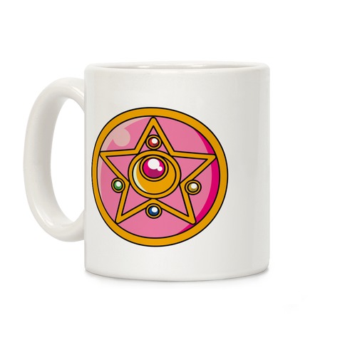Sailor Moon Crystal Star Brooch Coffee Mug