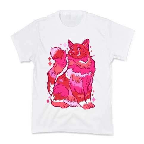 Lesbian Pride Cat Kids T-Shirt