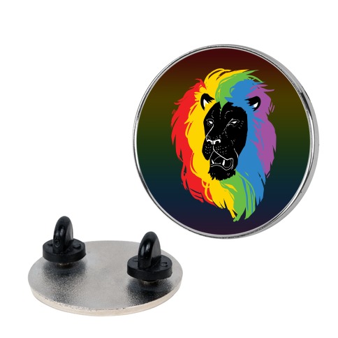 Rainbow Lion Pin