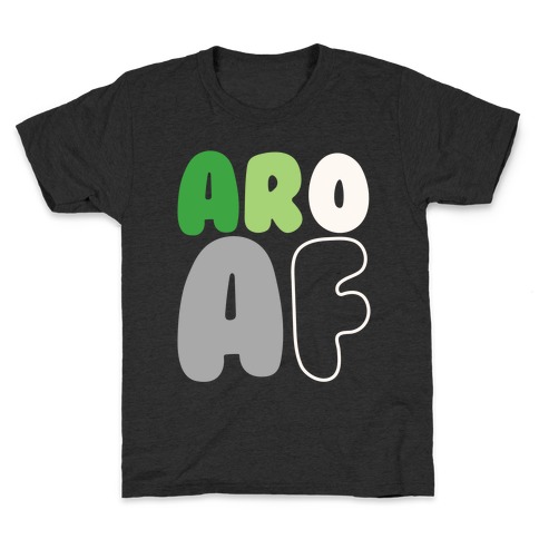 Aro Af White Print Kids T-Shirt
