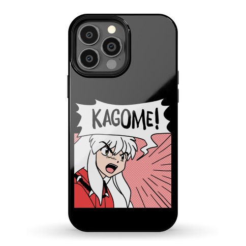 InuYasha Screaming Kagome (1 of 2 pair) Phone Case