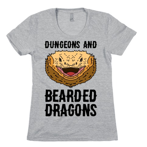Dungeons And Bearded Dragons Womens T-Shirt