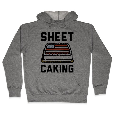 Sheet Caking Hooded Sweatshirt