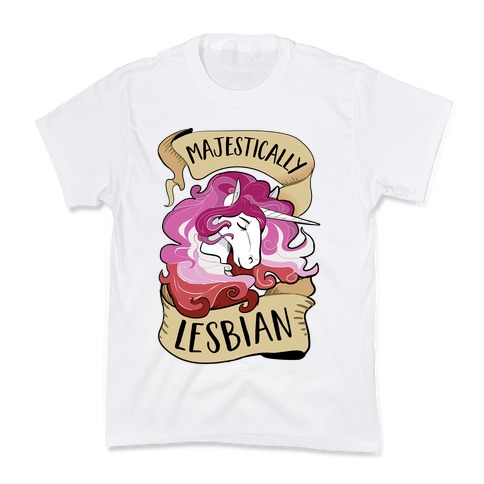 Majestically Lesbian Kids T-Shirt