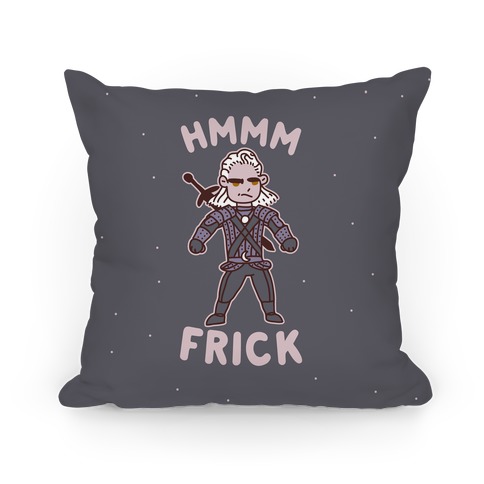 Hmmm Frick Pillow