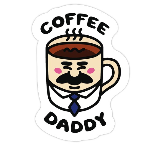 Coffee Daddy Die Cut Sticker