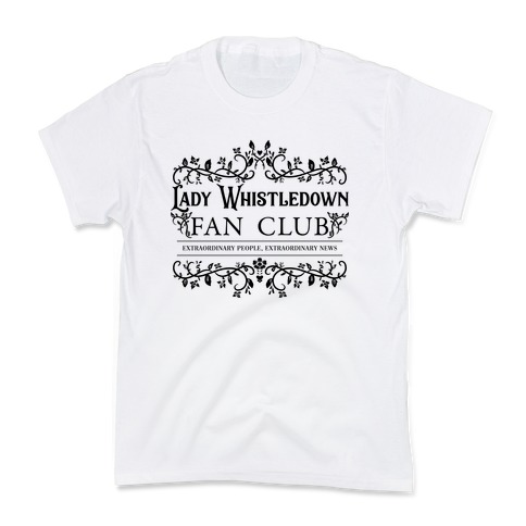 Lady Whistledown Fan Club Kids T-Shirt