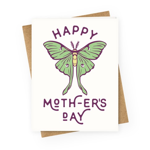 Happy Moth-er's Day Greeting Card