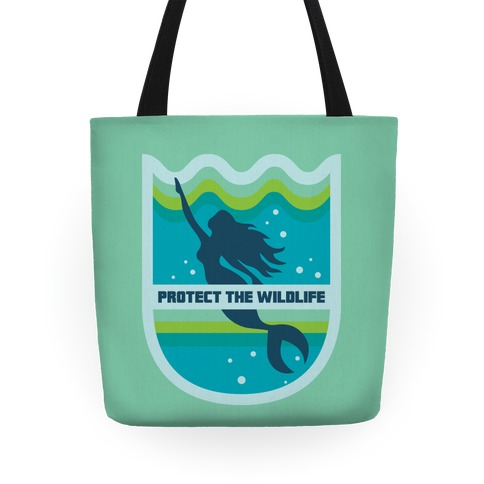 Protect The Wildlife (Mermaid) Tote
