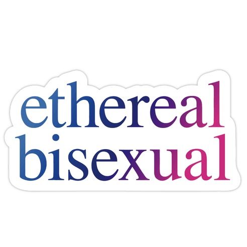 Ethereal Bisexual Die Cut Sticker