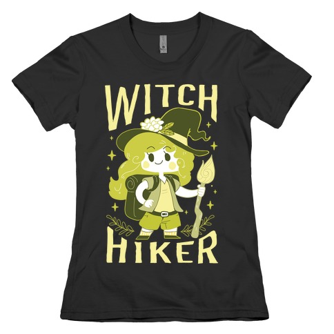 Witch Hiker Womens T-Shirt