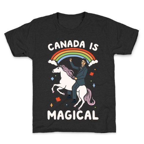 Canada Is Magical White Print Kids T-Shirt