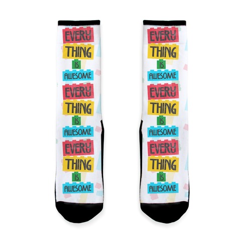 Everything is Awesome Sock