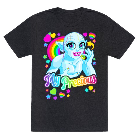 90s Neon Rainbow Gollum T-Shirt