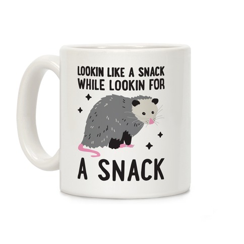 Lookin For A Snack Opossum Coffee Mug
