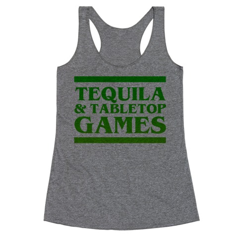 Tequila & Tabletop Games Racerback Tank Top