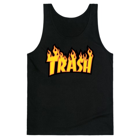 Trash Thrasher Logo Parody Tank Top