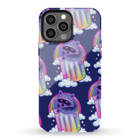 90s Rainbow Raccoon Phone Case